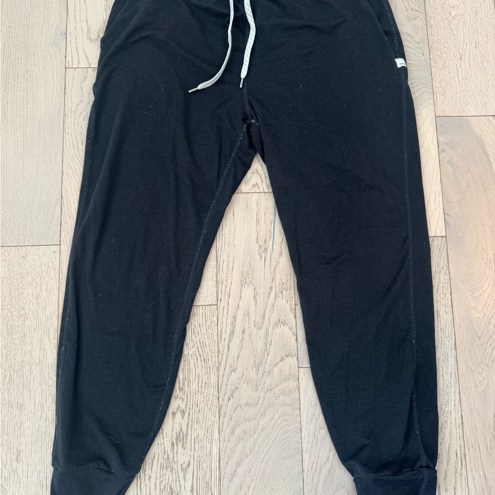 Vuori Black Jogger Pants with Drawstring